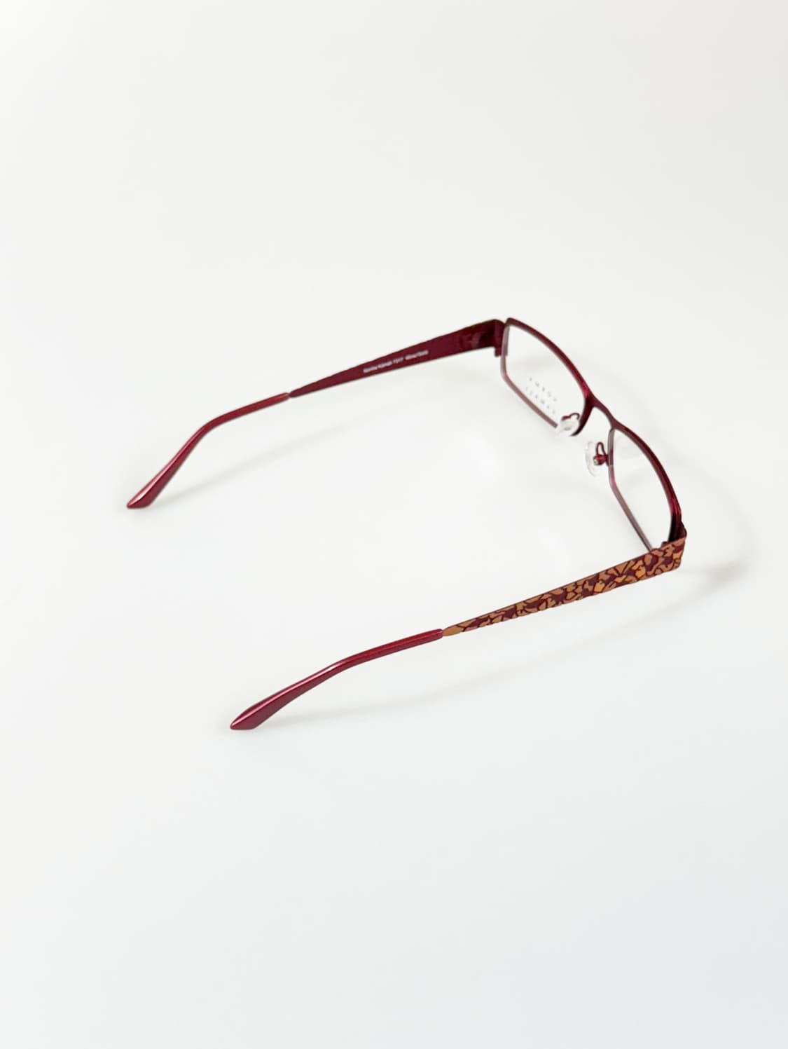 NORMA KAMALI 슬림 스퀘어 메탈 프레임 빈티지 안경 상품이미지4