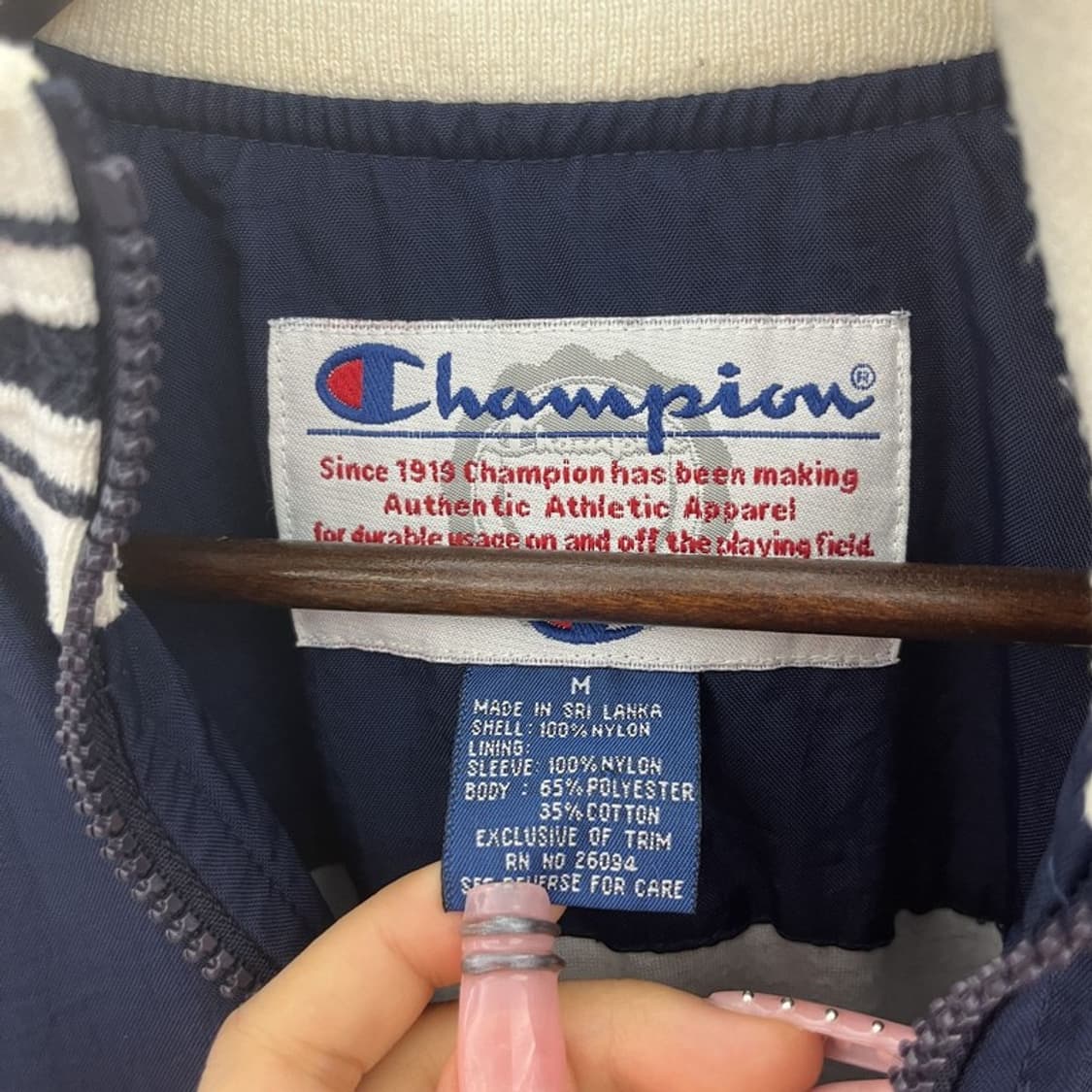 챔피온 올드스쿨 레트로 빈티지 바람막이 아노락 M C12261 상품이미지5