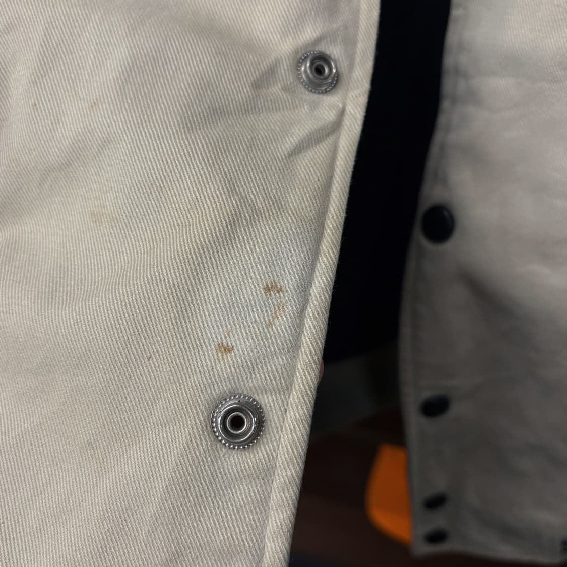 90s JPN 마일스톤 빈티지 프린팅 퀼팅안감 블루종 스윙자켓 N612 상품이미지7