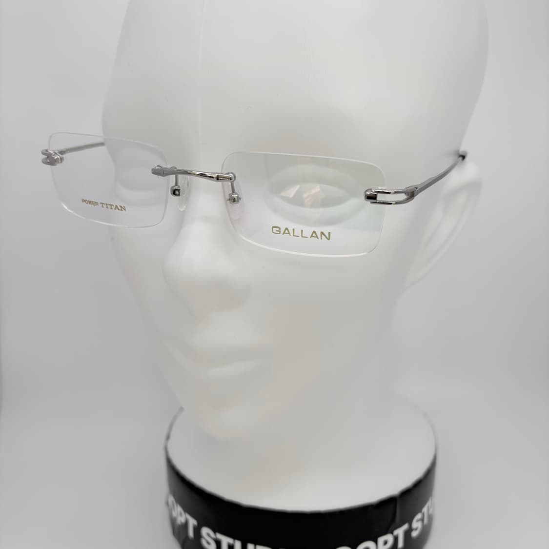 GALLAN 사각 실버 티타늄 무테 상품이미지5