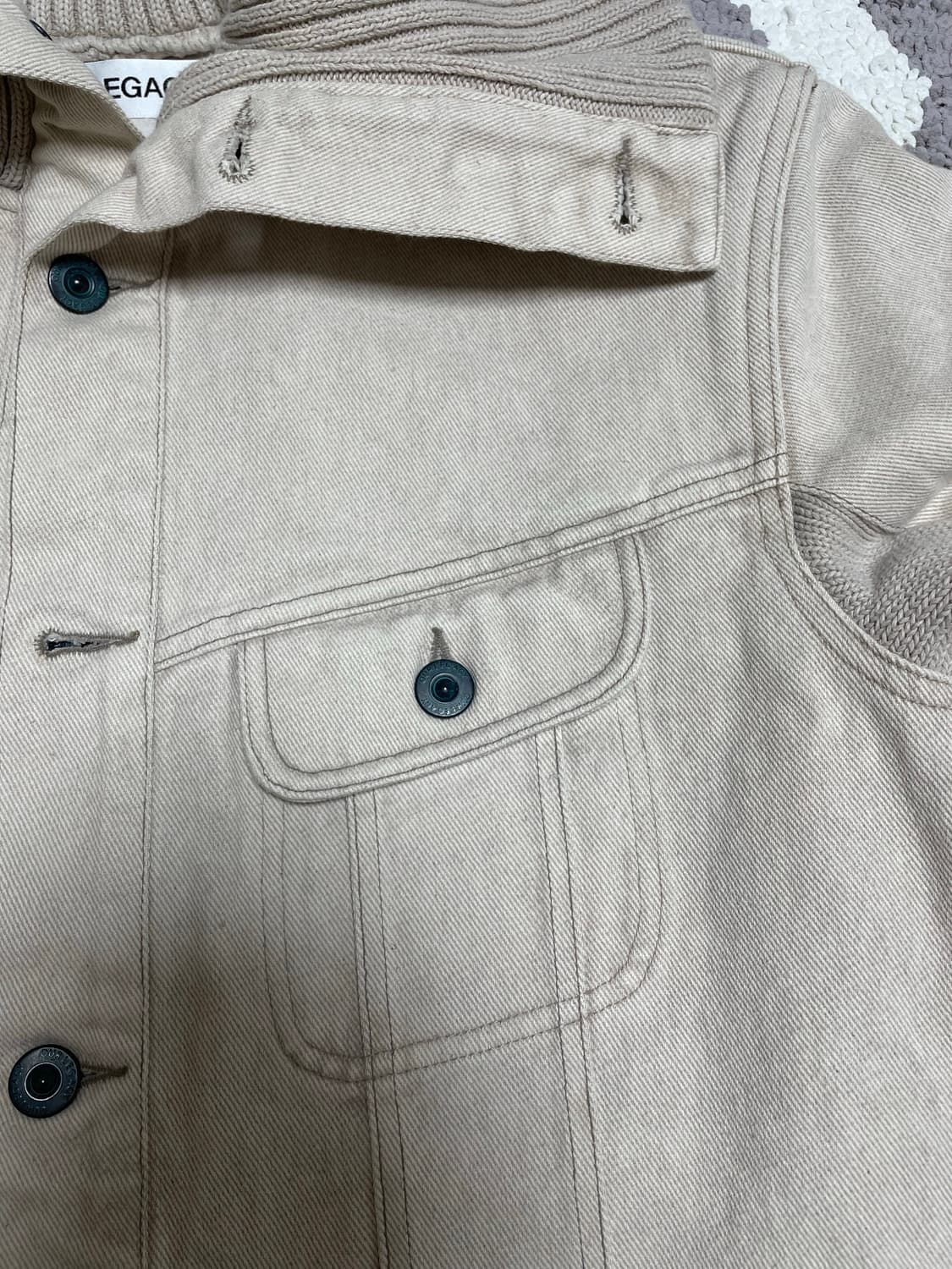 아워레가시 퓨즈 자켓 고스트 아틱 워시 데님 48 사이즈 상품이미지8