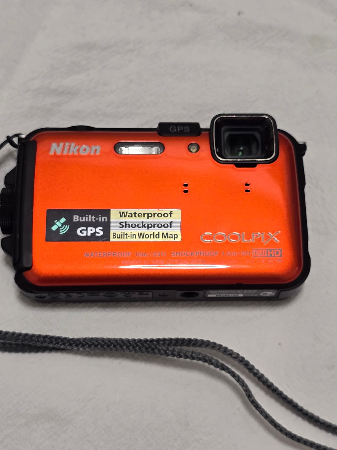 니콘 쿨픽스 aw100 주황 빈티지 디카 상품이미지2