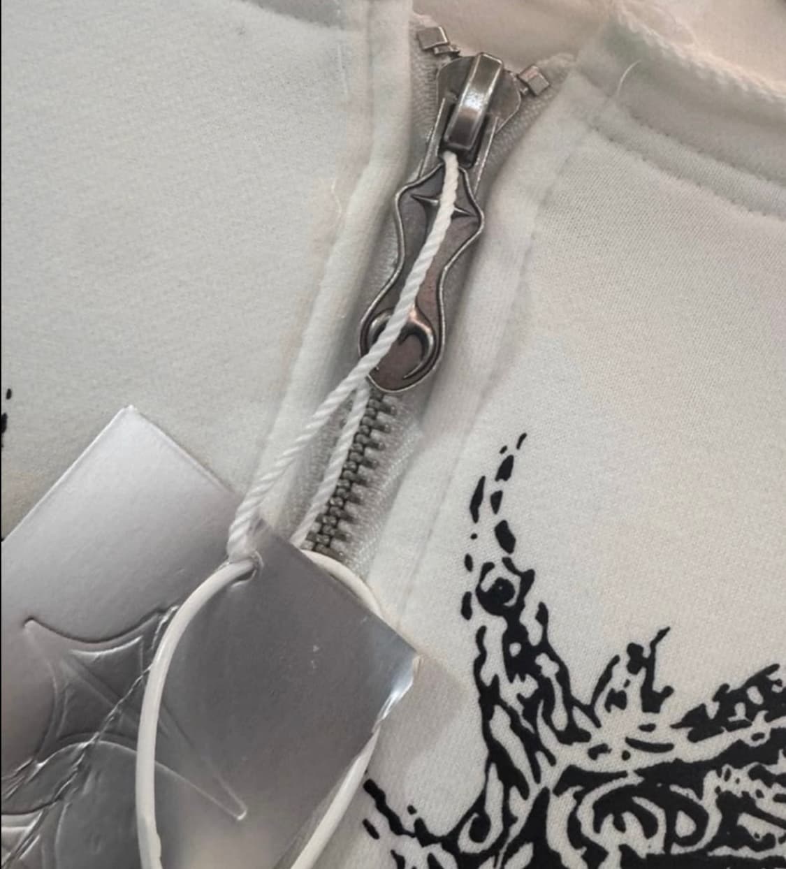 떠그 클럽 드래곤 스터드 후드 화이트 상품이미지2