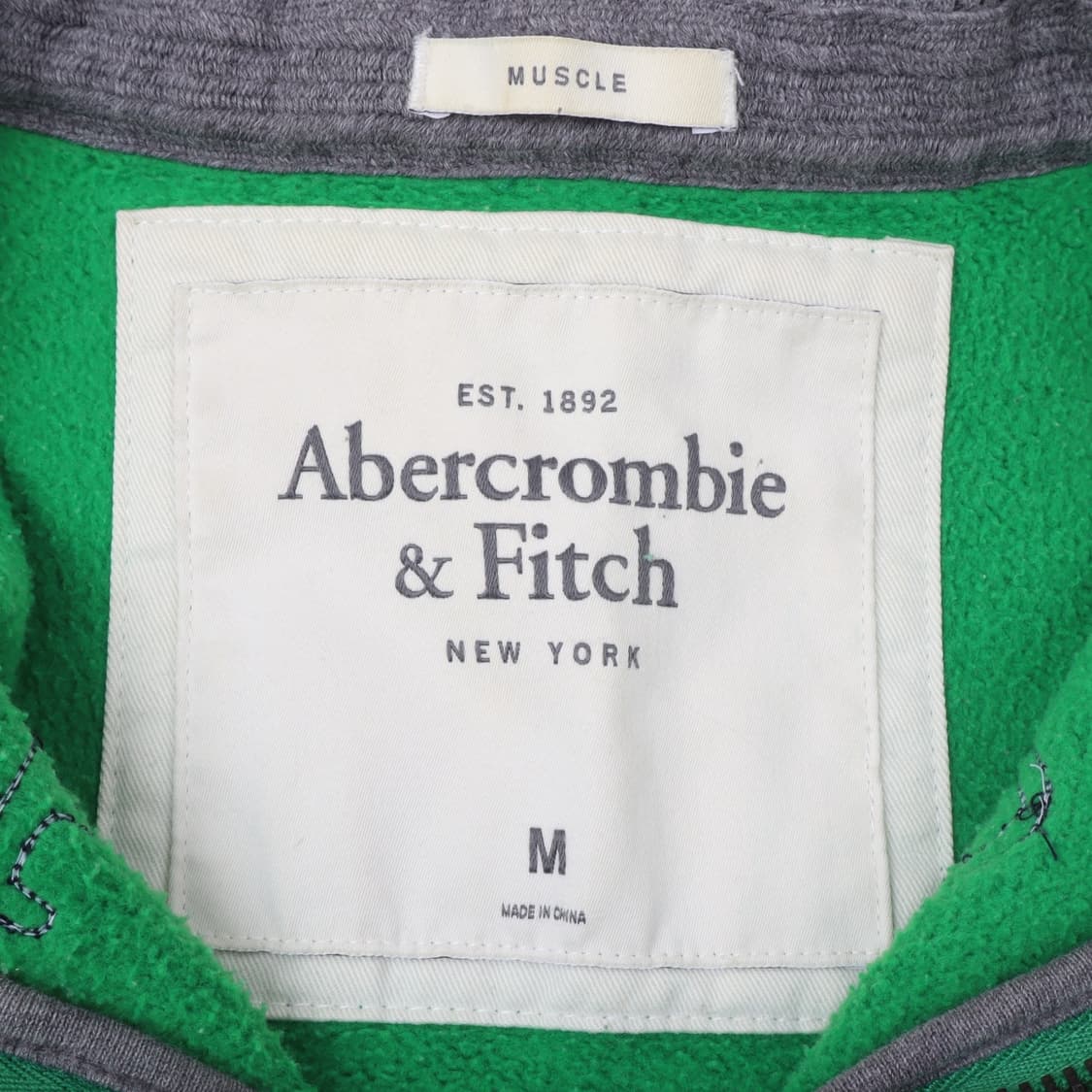 아베크롬비 그린 엠브로이드 후드집업 상품이미지9