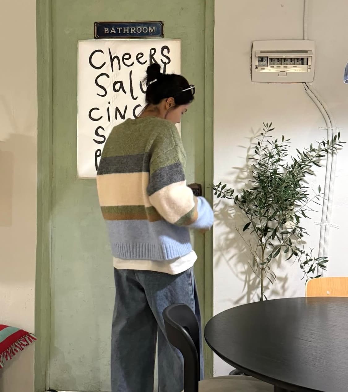 [새 상품] 돈비레잇 스트라이프 니트(남녀공용) 상품이미지2