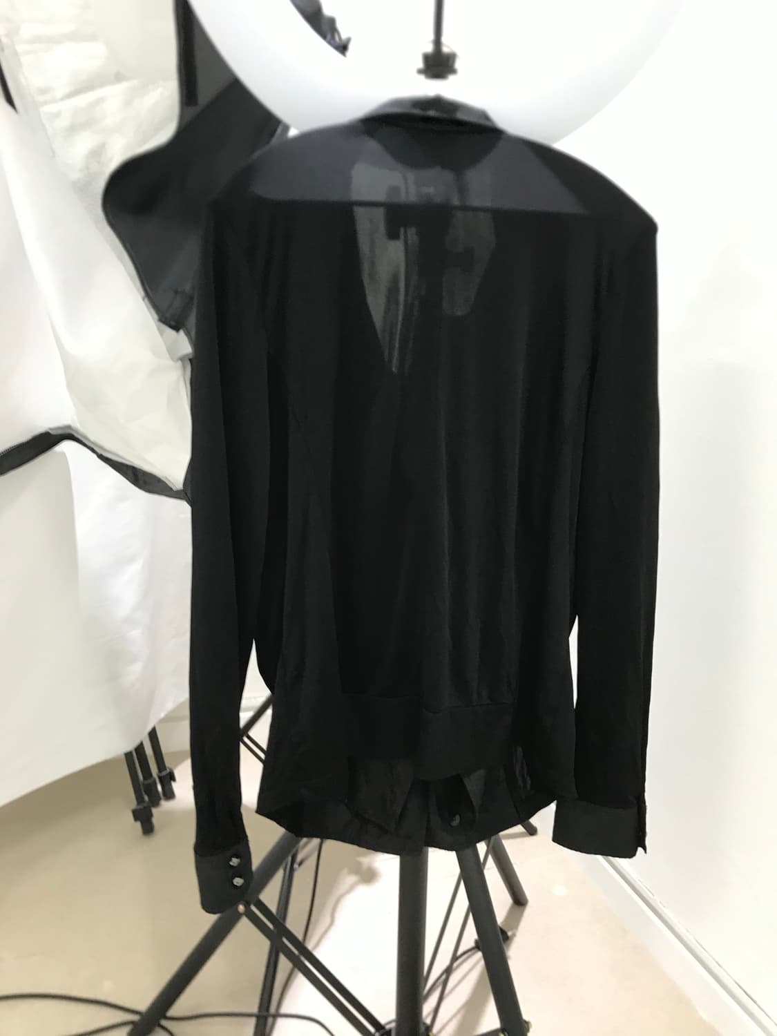 Thin layered jacket stud button blouse 상품이미지8