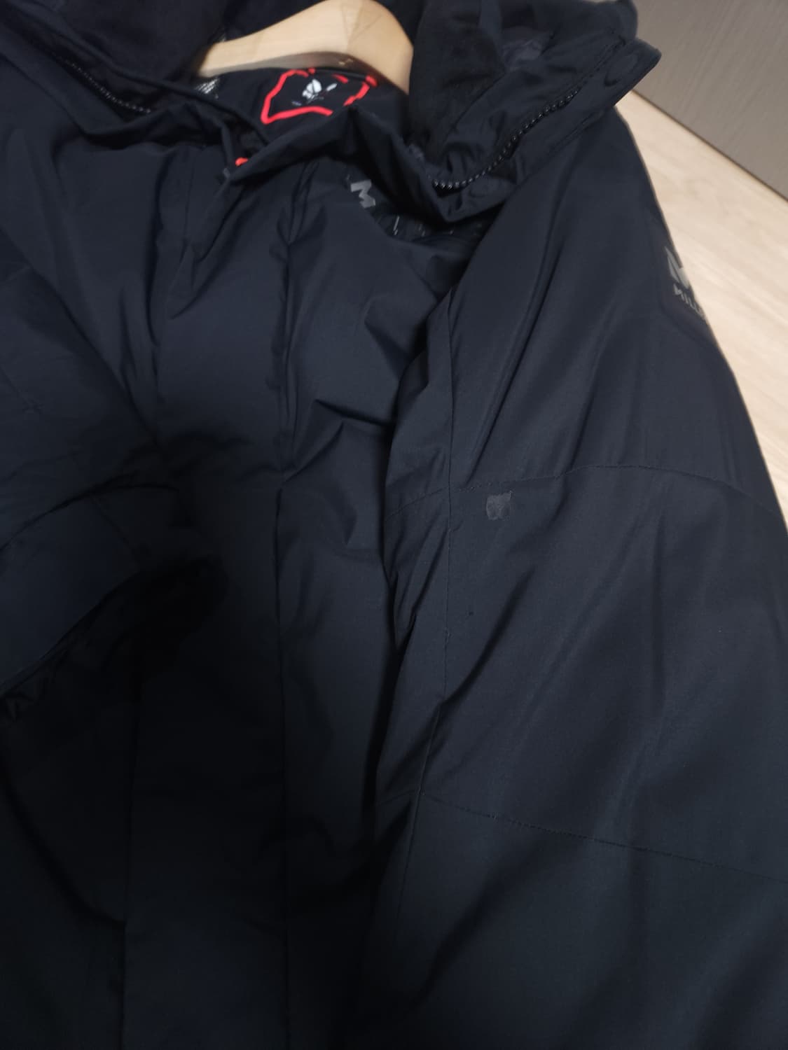 밀레 가위털 롱패딩, L 상품이미지6