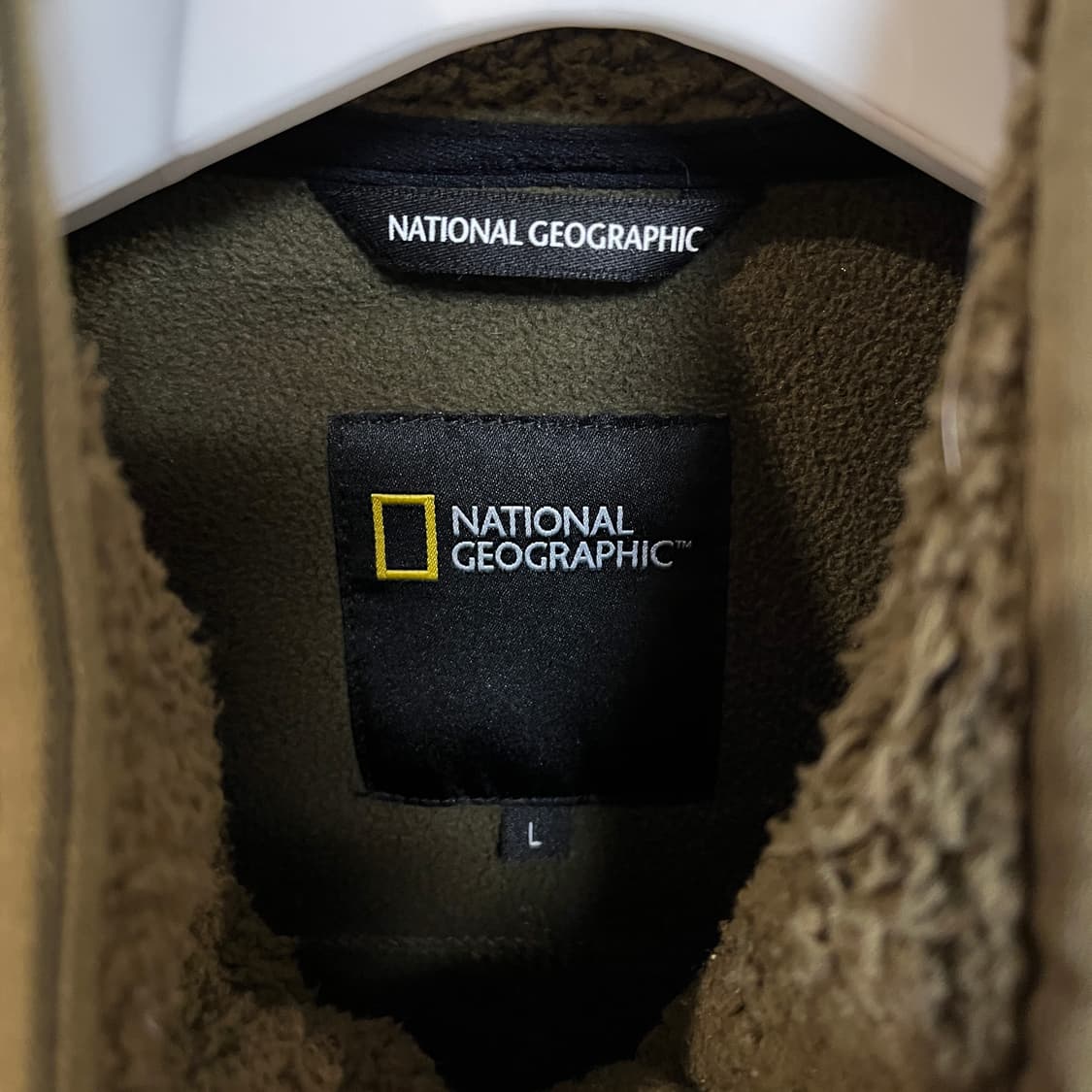 (L) 내셔널지오그래픽 뽀글이 롱 후리스 상품이미지7