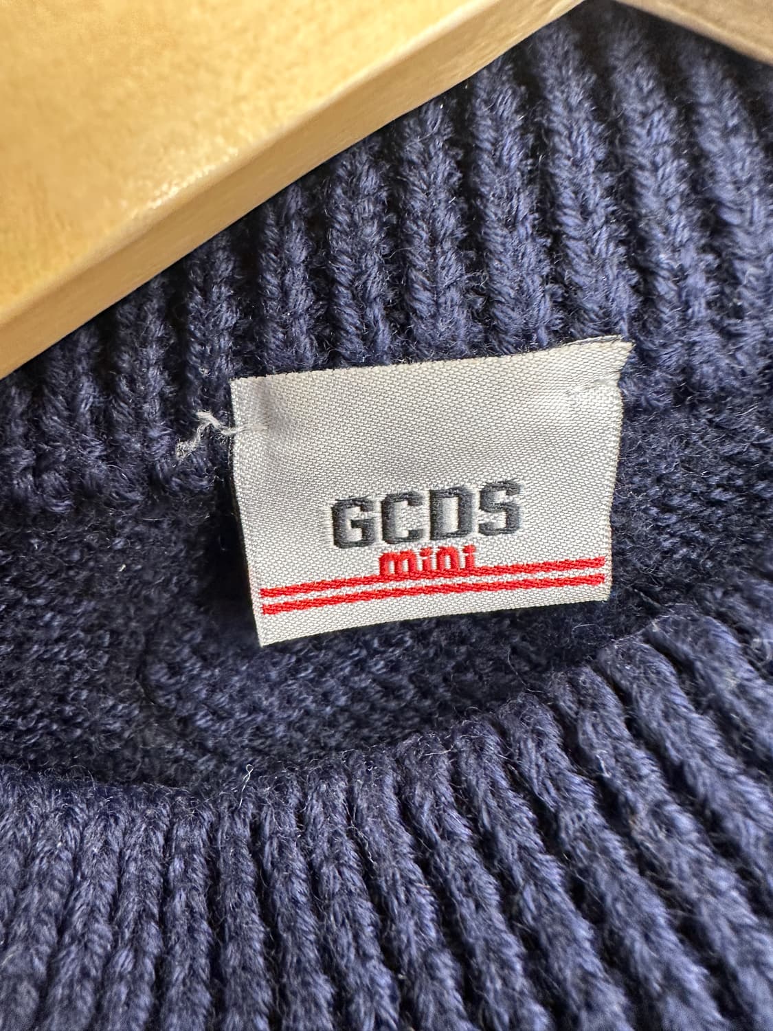 GCDS mini 오렌지네이비 니트 상품이미지2