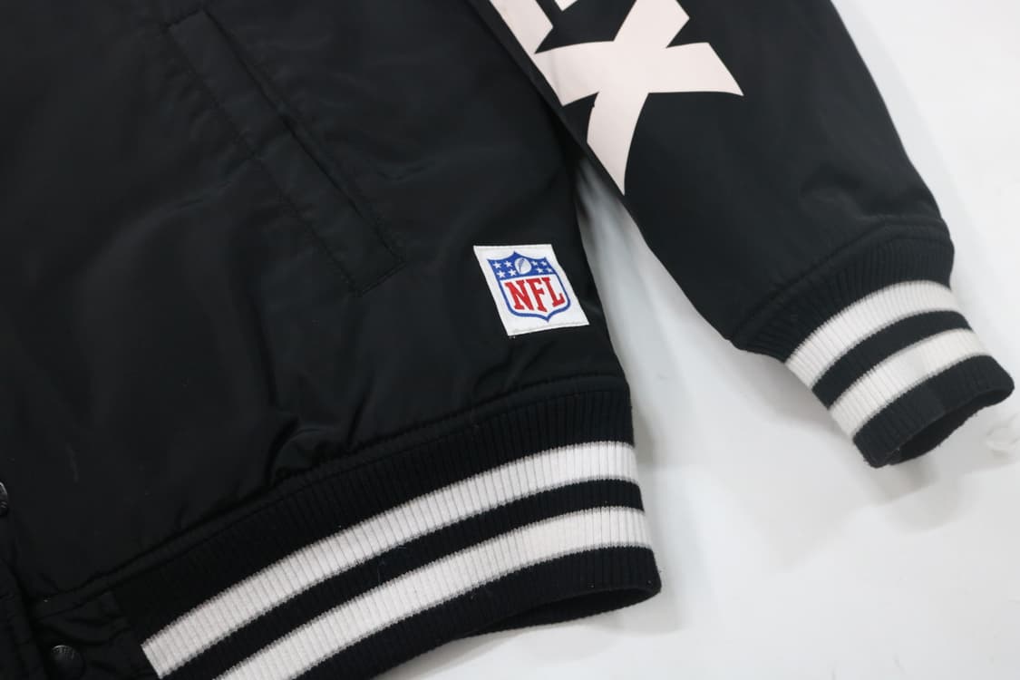 AVIREX 아비렉스  x NFL 레이더스 빅로고 스타디움 자켓 (M) 상품이미지7