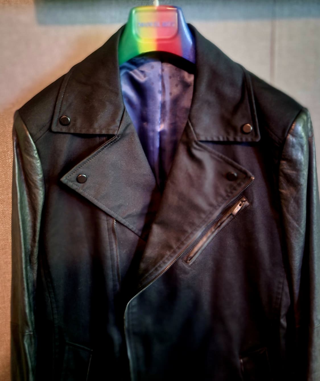 [미착용 새상품] 지이크 양가죽배색  트렌치코트 상품이미지3