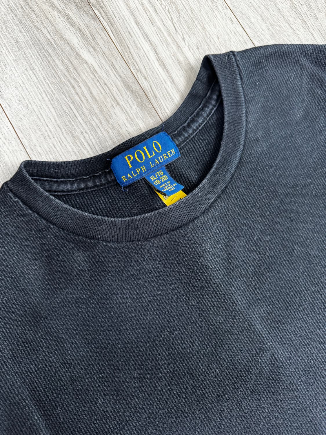 폴로 랄프로렌 엄성현 와플 니트 네이비 상품이미지4