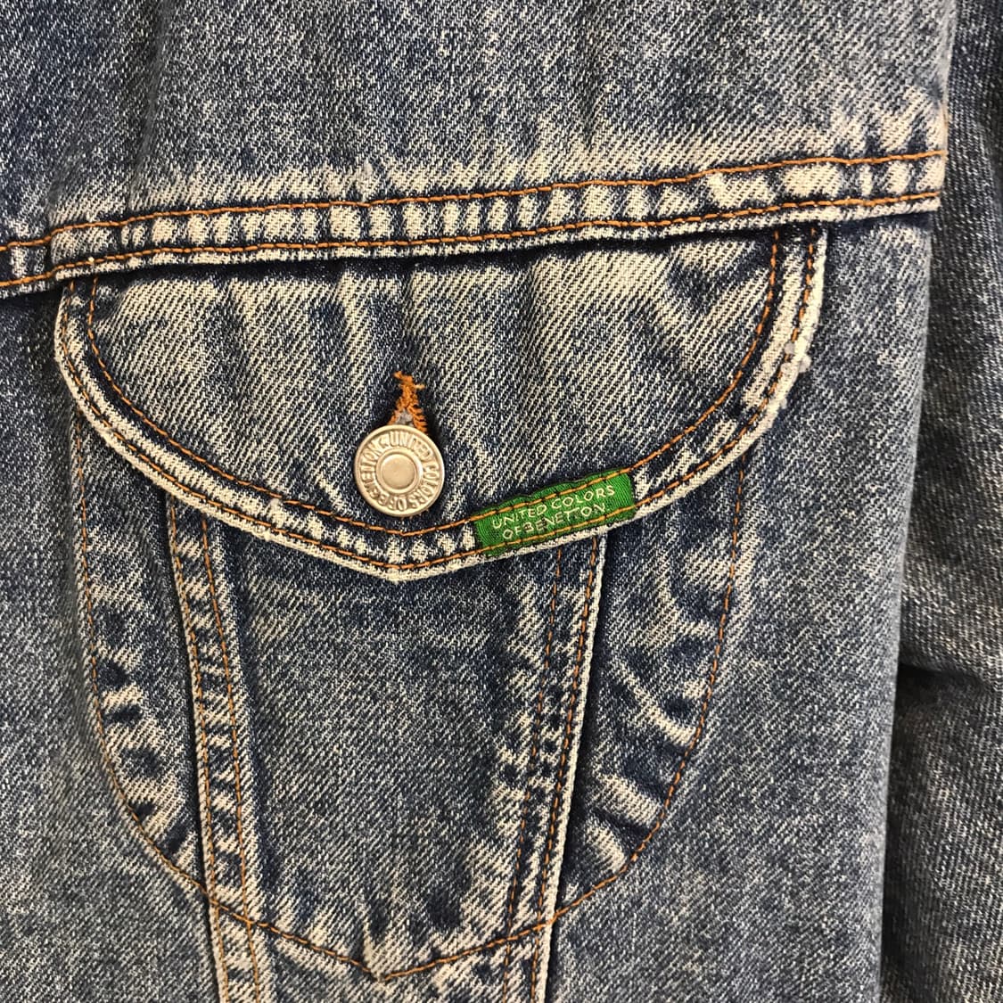 베네통 90s 이태리 블루패밀리 트러커자켓 [48] 상품이미지2