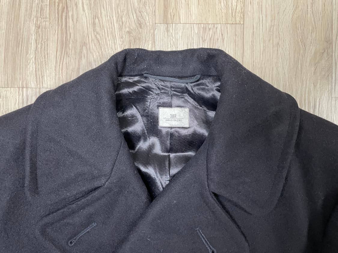 100) 80's 미군 미해군 블랙 울 피코트(RRL&LVC&폴로) 상품이미지4