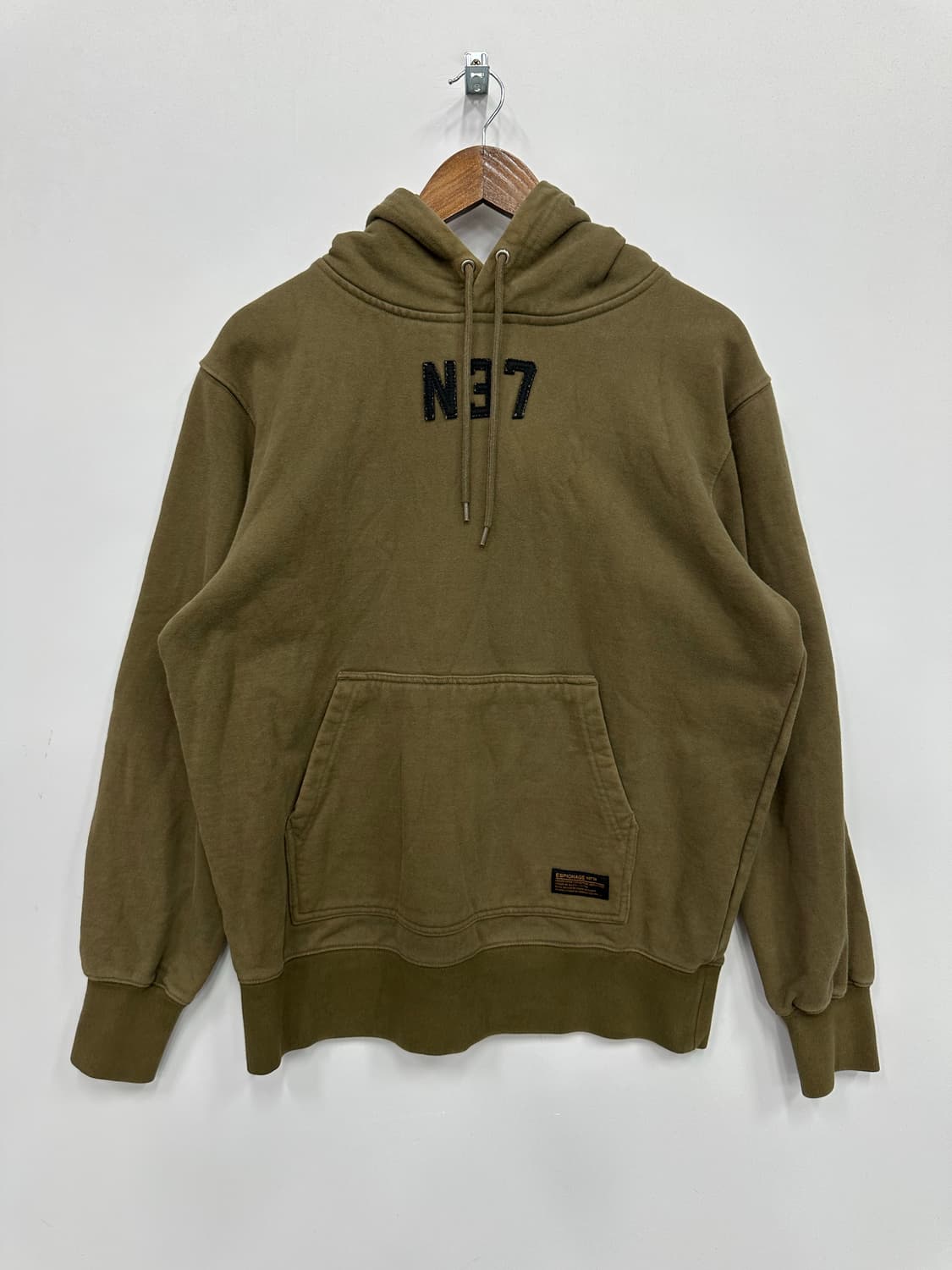 에스피오나지 카키 후드티 상품이미지1