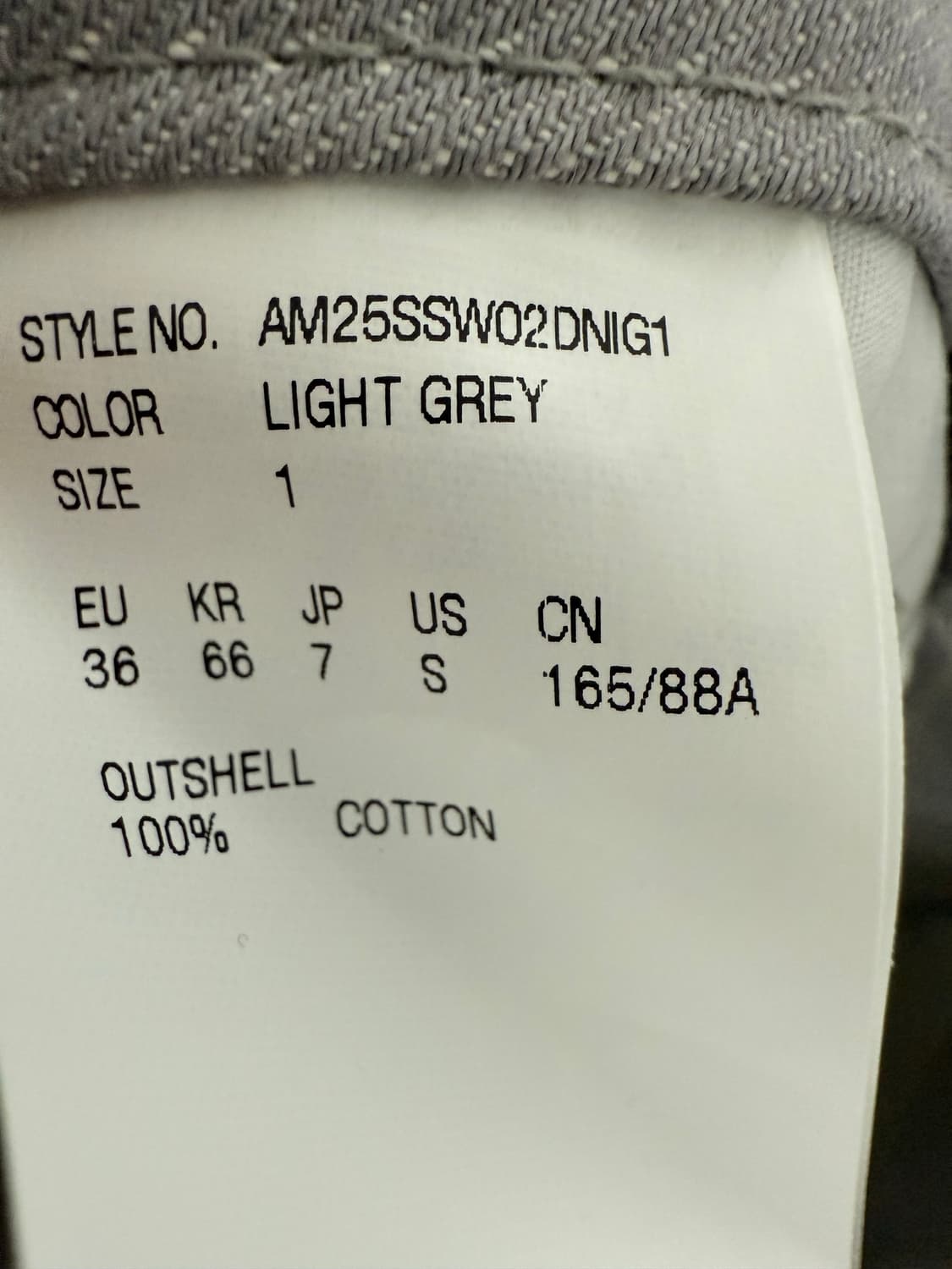 25SS 아모멘토 인디고 데님 상품이미지6