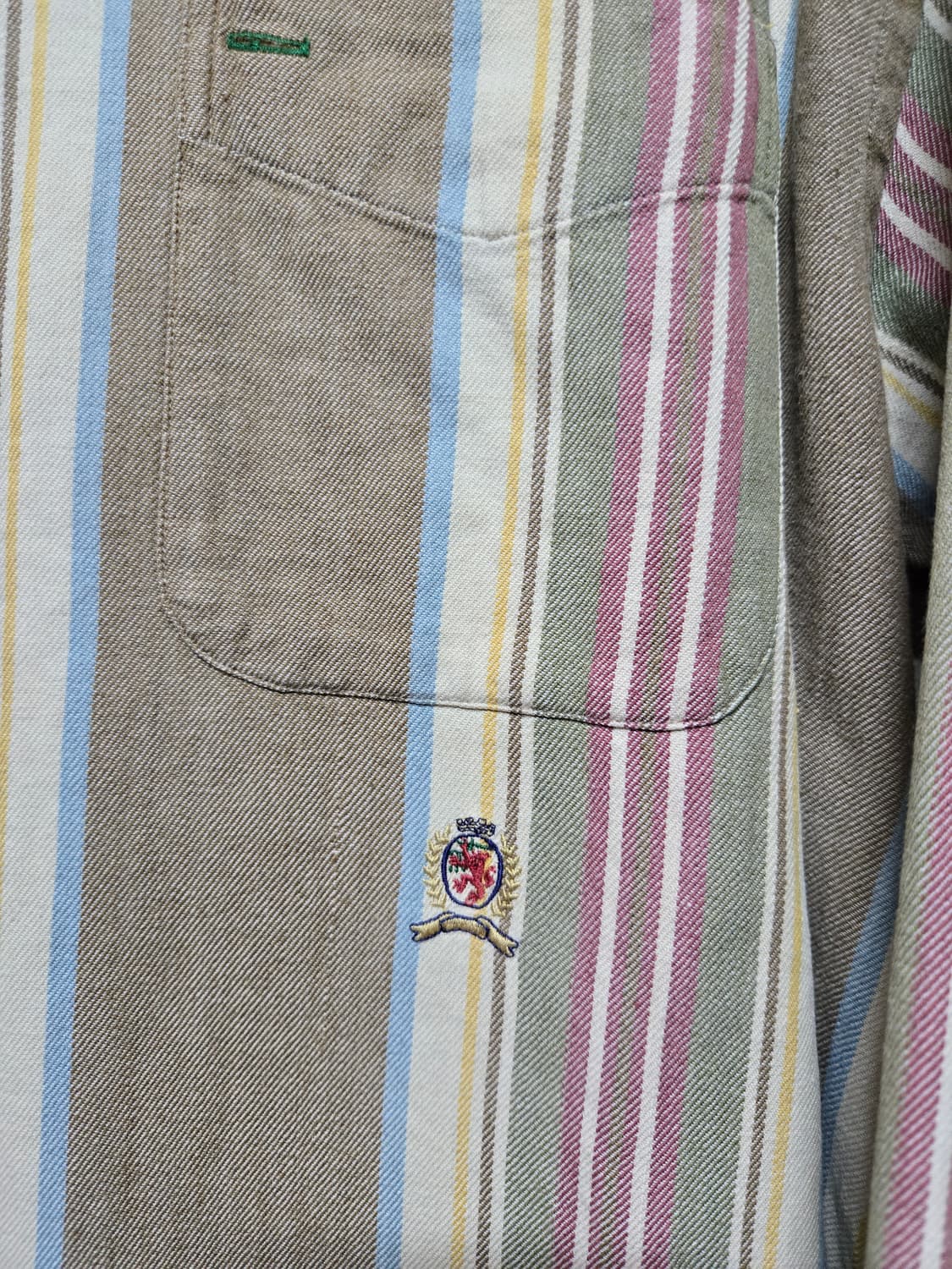 타미힐피거 스트라이프 월계관 셔츠 상품이미지3