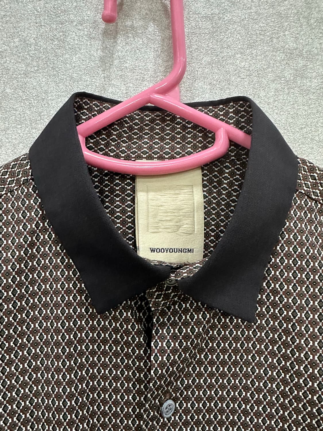 우영미 패턴 셔츠  상품이미지3