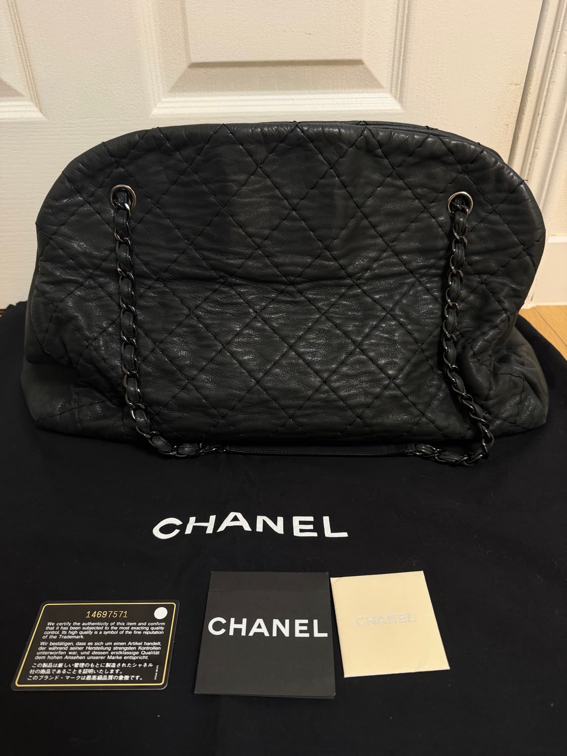 샤넬 페이던트 볼링백 정품 상품이미지5