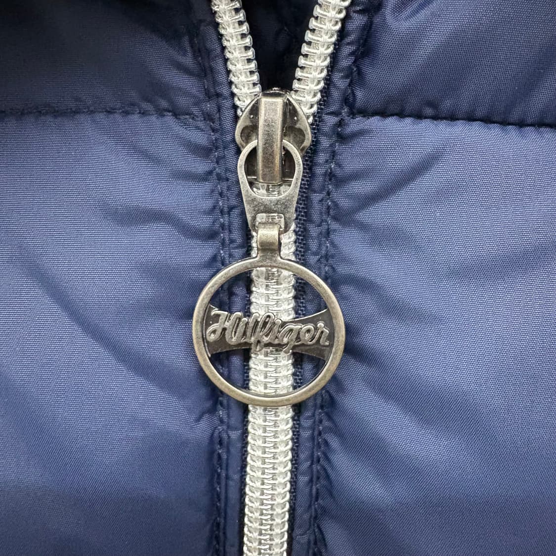 타미힐피거 네이비 퀼팅 패딩 여s 상품이미지3