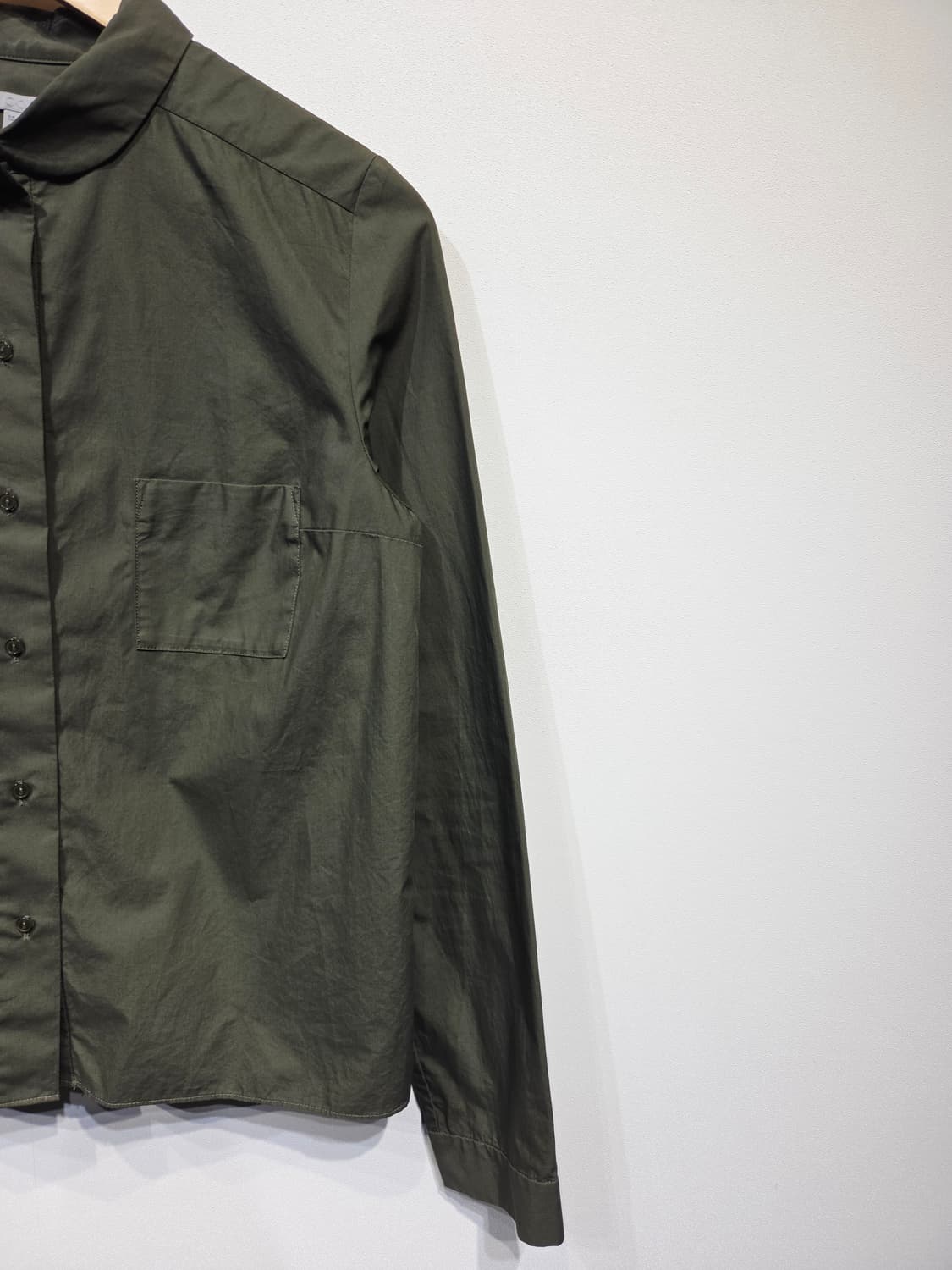 COS 코스 둥근카라 코튼 셔츠 상품이미지5