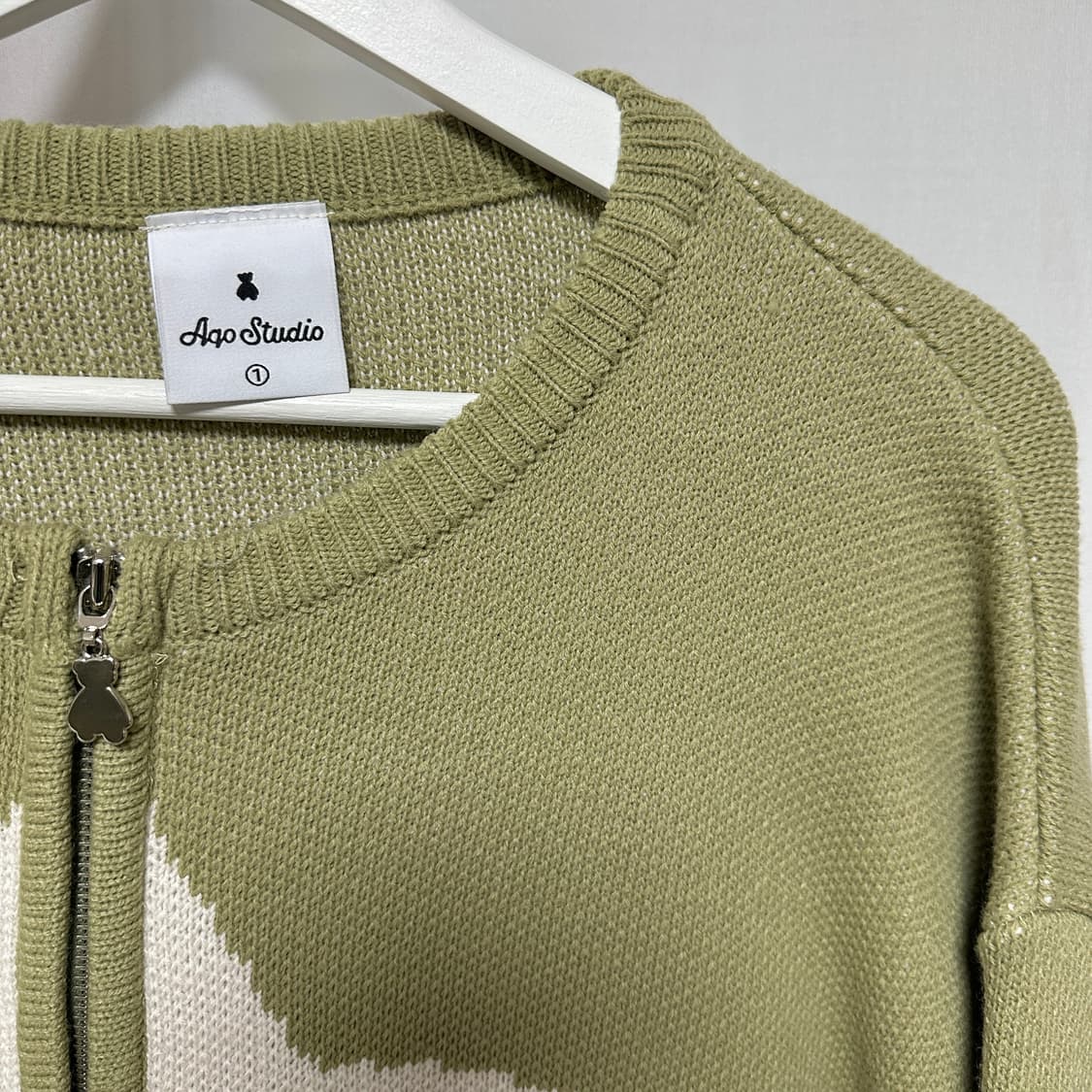 소라노 X 아코스튜디오 니트 집업 - 1size 상품이미지5