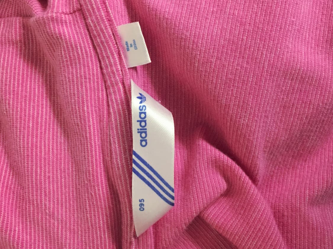 아디다스 핑크 리본 포인트 후드 집업 상품이미지4