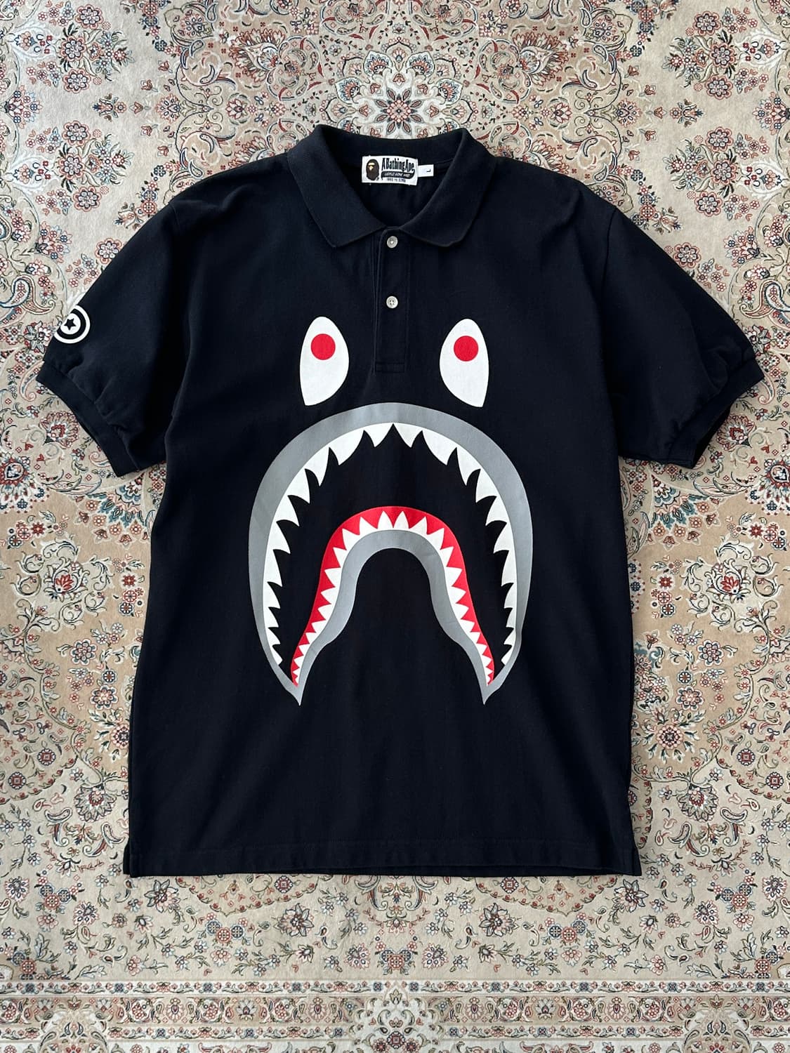 베이프 샤크 WGM 카라 티셔츠  상품이미지1