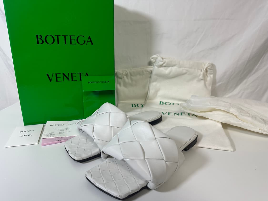 보테가베네타 리도 뮬 화이트 (36) 상품이미지1