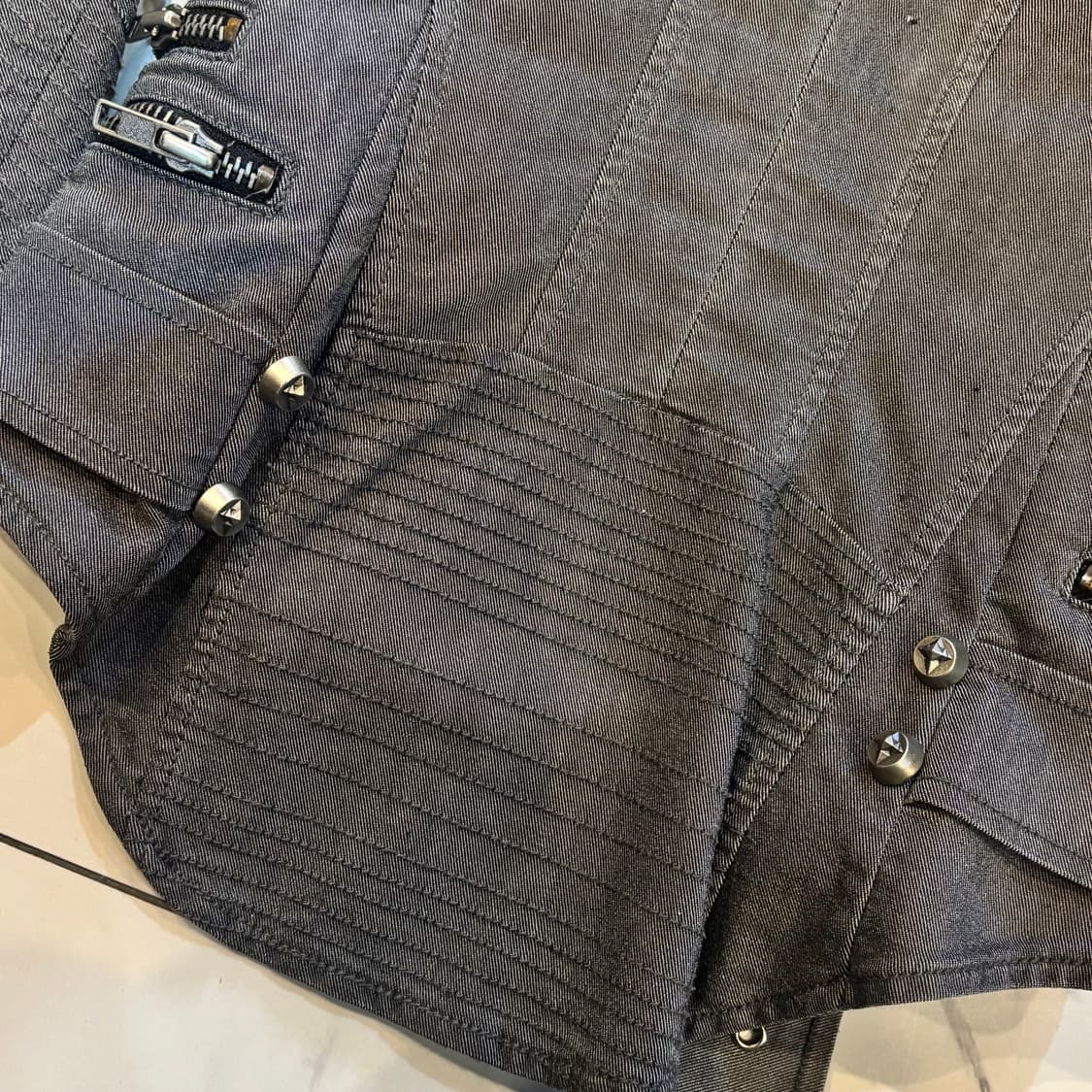 시스템 면라이더 자켓 락시크 멀티포켓 자켓 차콜 xs 상품이미지6