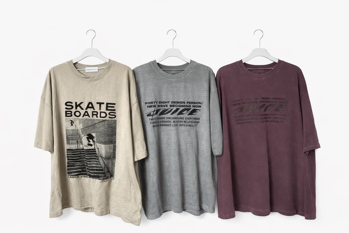 피그먼트워싱 반팔티 상품이미지3