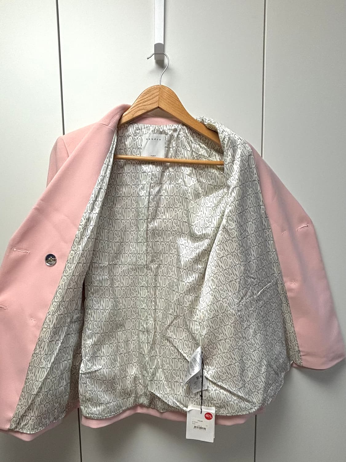 산드로 핑크 블레이저 자켓 상품이미지10