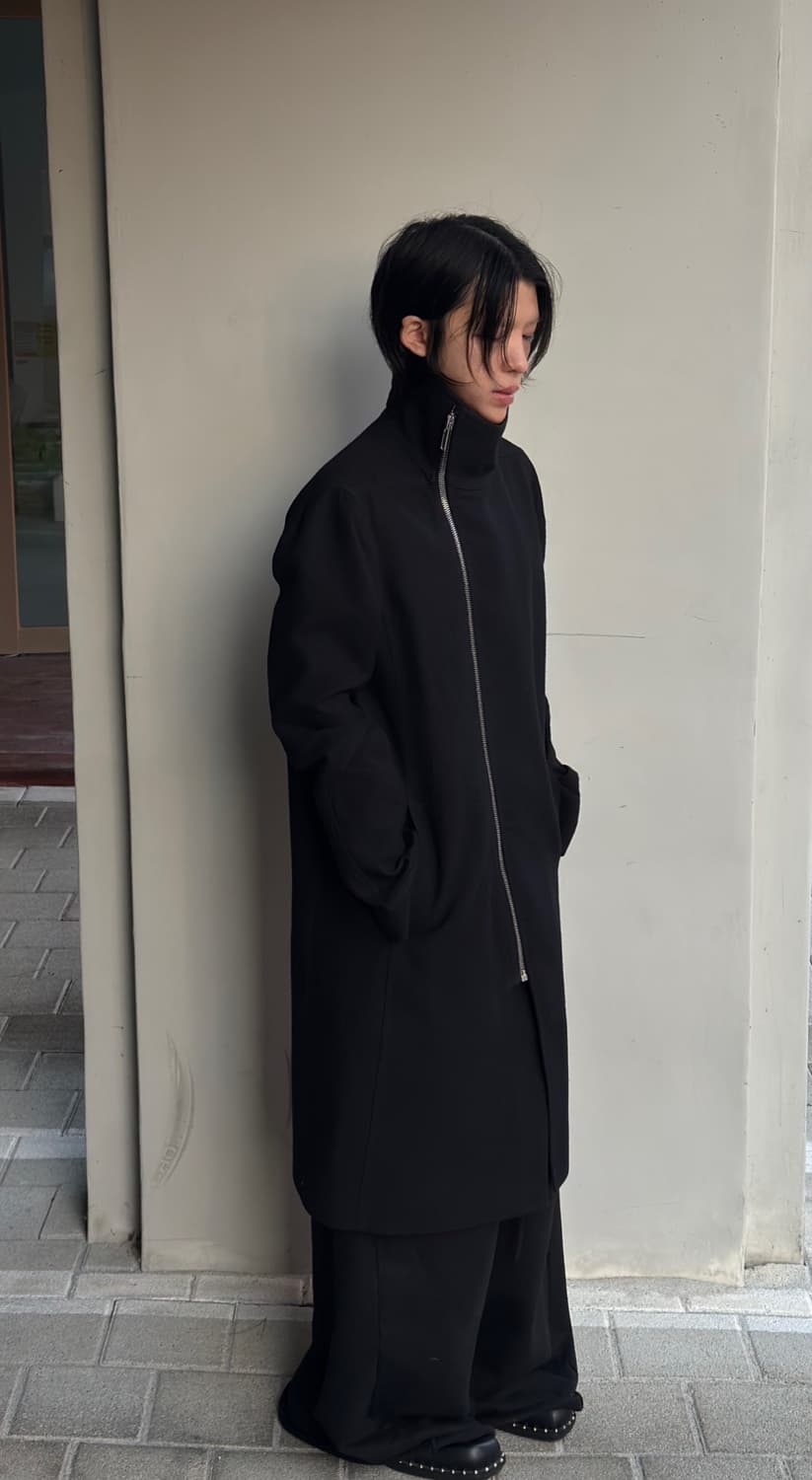 16FW Rick Owens 하이넥 코트 상품이미지6