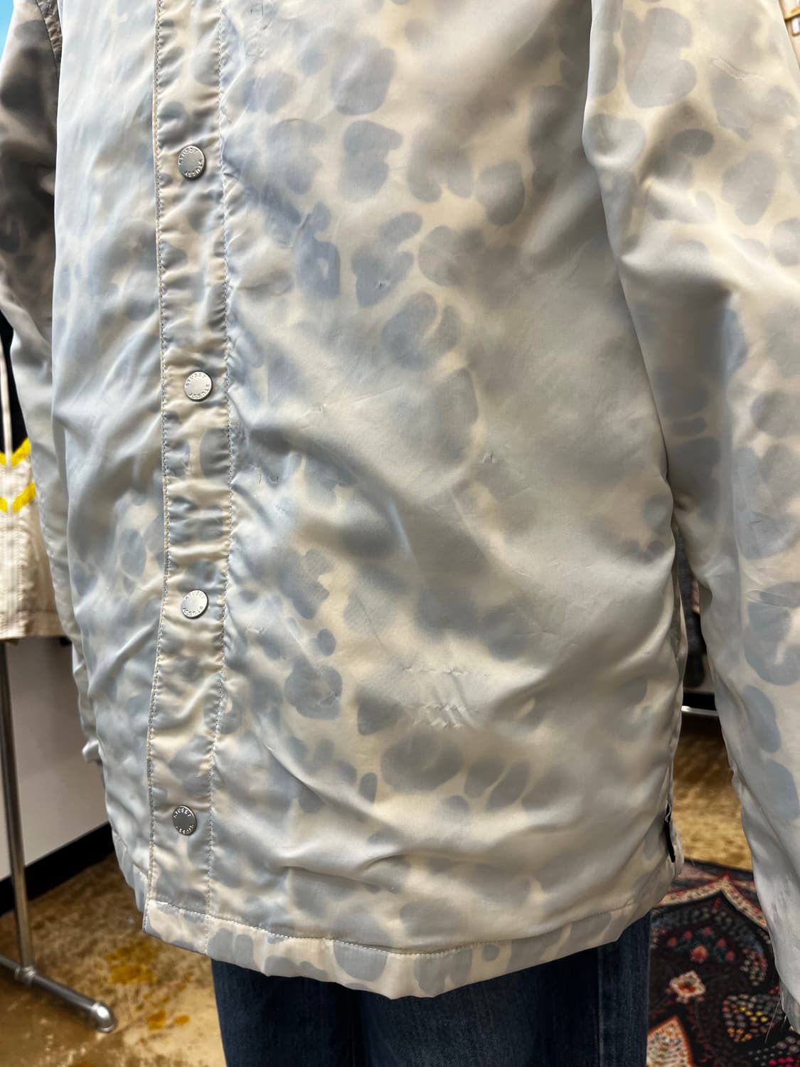 스투시 트랜스루센트 레오파드 코치 자켓 상품이미지5