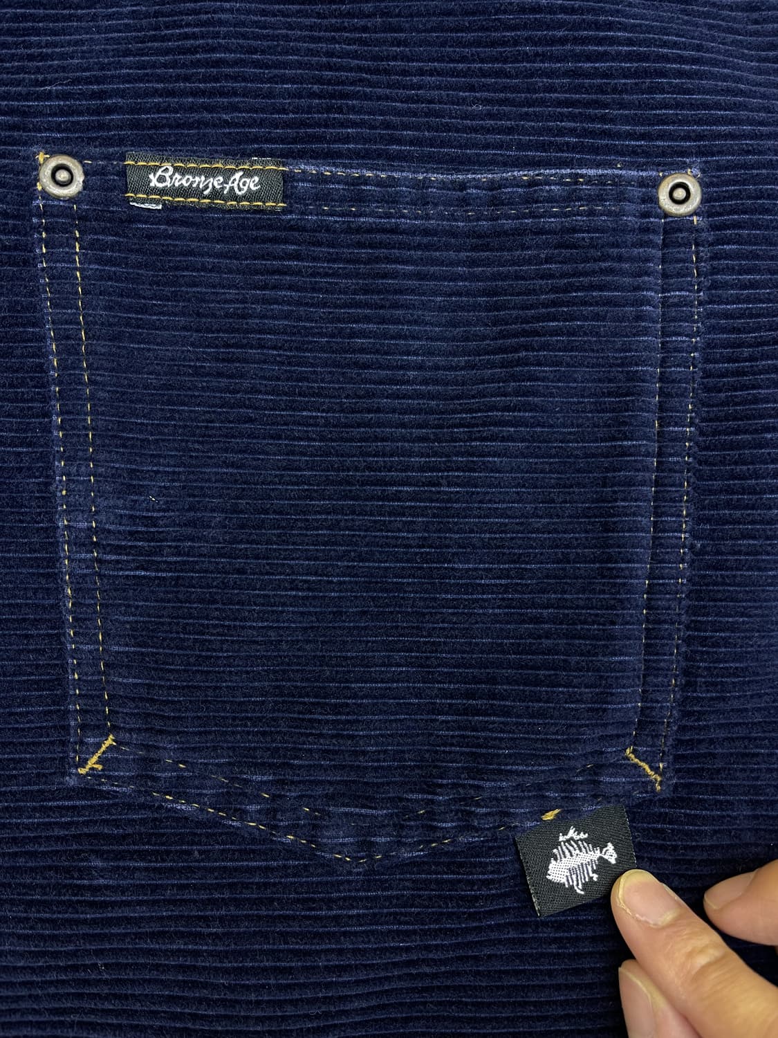 Bronge Age 90s U.S.A 코듀로이 집 셔츠 상품이미지5