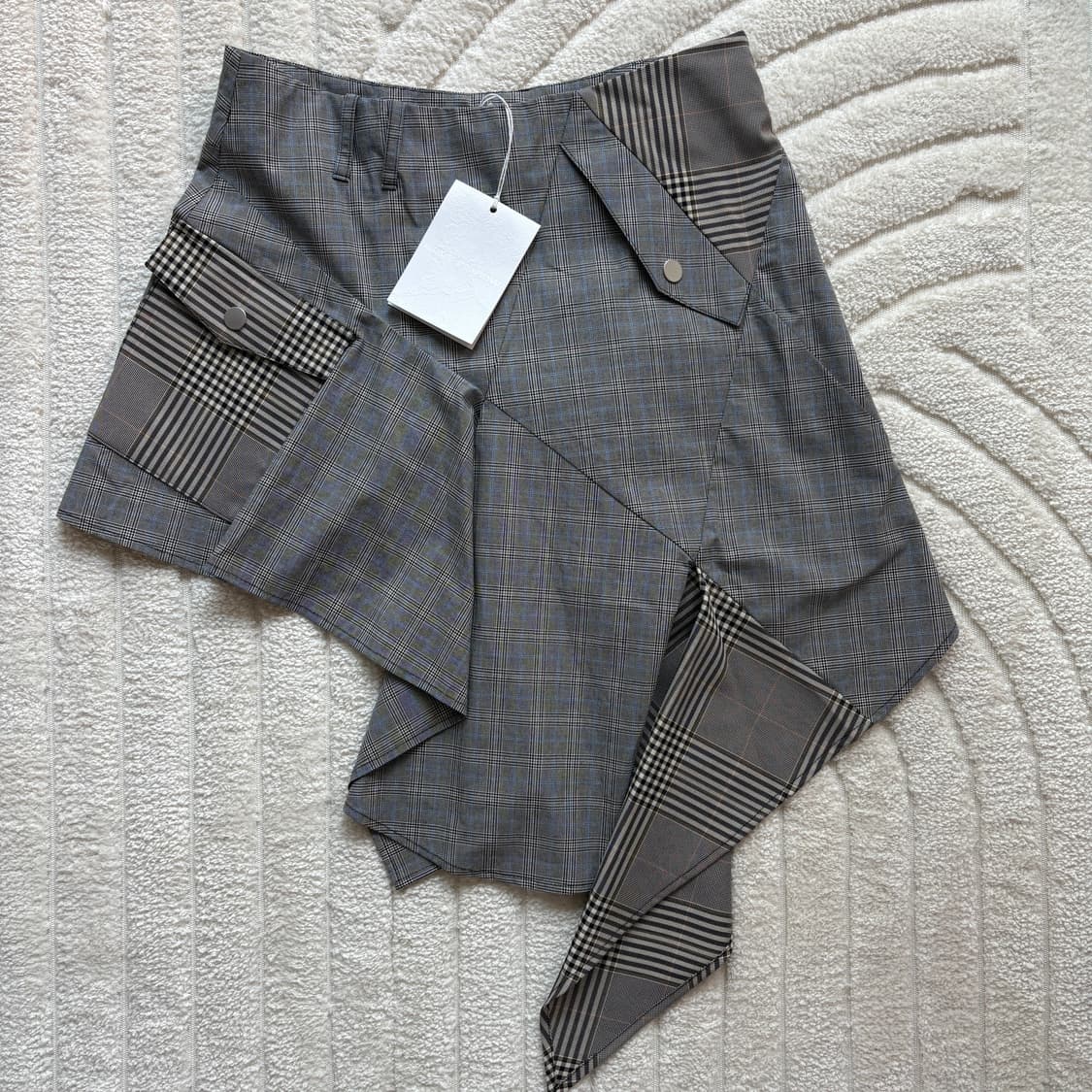 (36) 레이브리뷰 noa 체크 스커트 skirt 상품이미지5