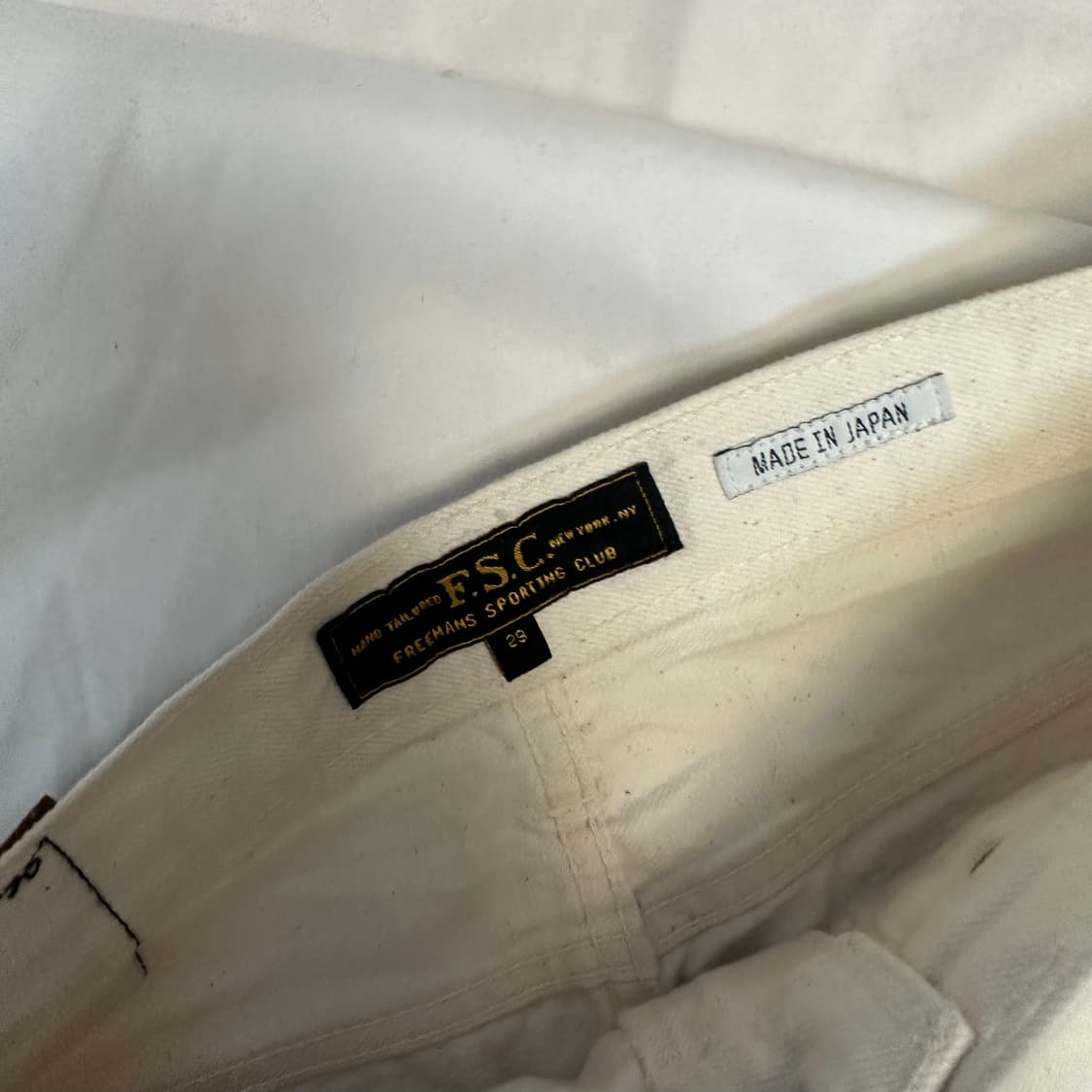 Freemans Sporting Club 화이트데님진 29 상품이미지3