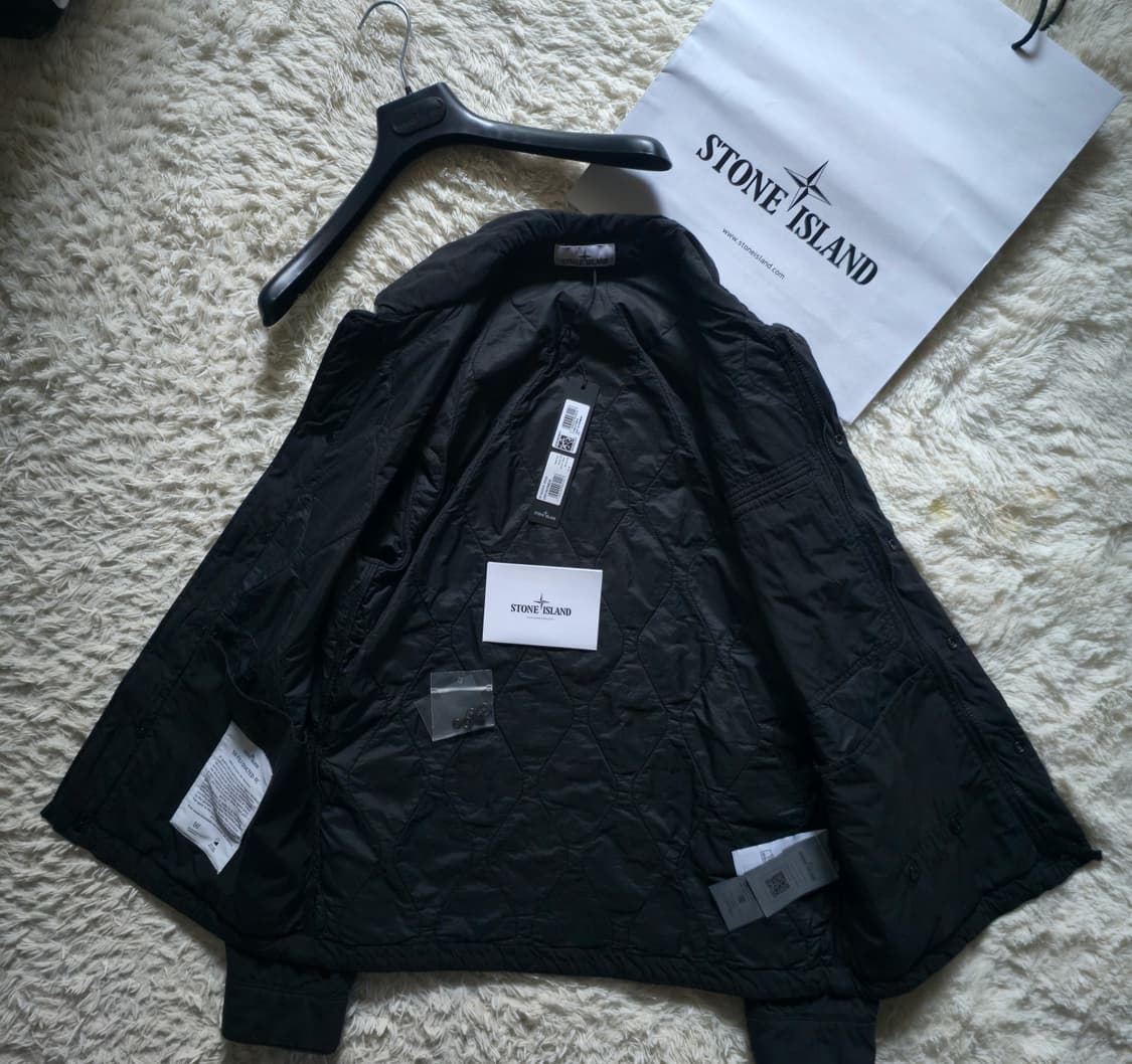 (m) 스톤아일랜드 24fw 50fili 퀼팅 자켓 블랙 상품이미지7