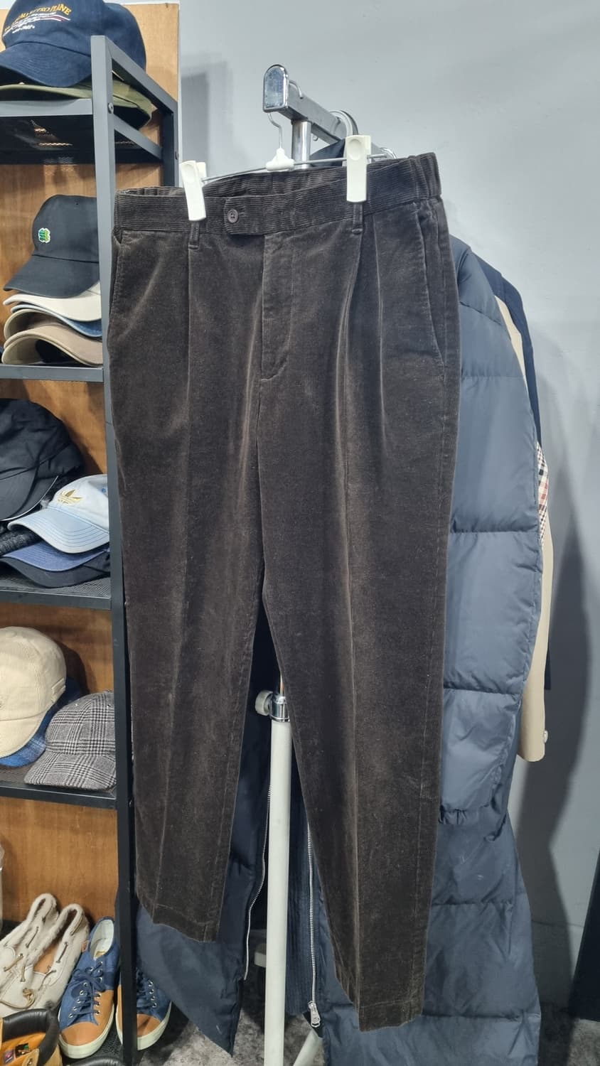 ((캠브리지)) 코오롱 정품 원턱 코듀로이바지 33 상태깔끔 상품이미지1