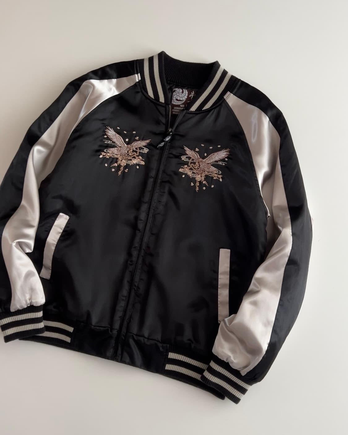 오리지널 일본 자수 스카잔 자켓 LL 상품이미지2