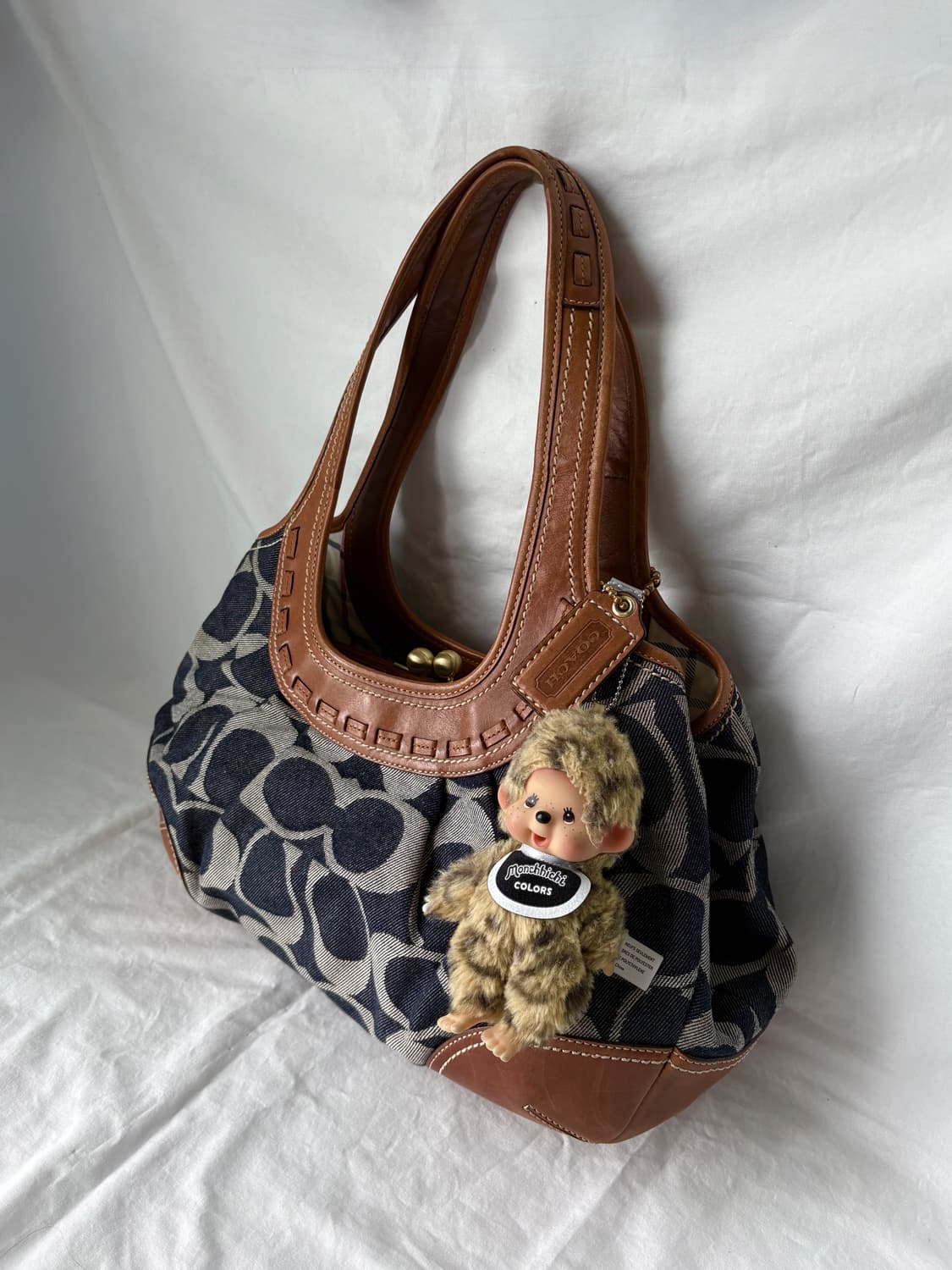 Coach denim shoulder bag 상품이미지3