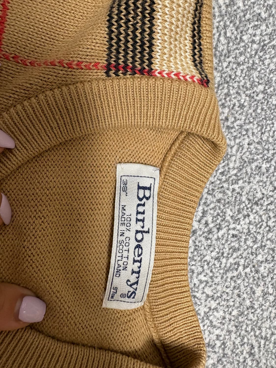 버버리 가디건 상품이미지2