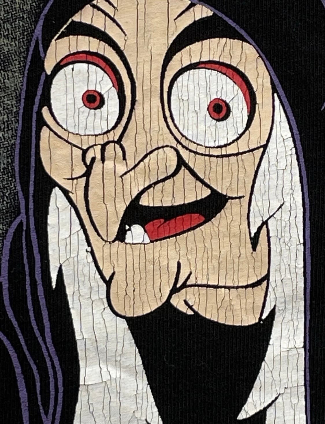 90s 빈티지 디즈니 백설공주 마녀 빌런 티셔츠 상품이미지4