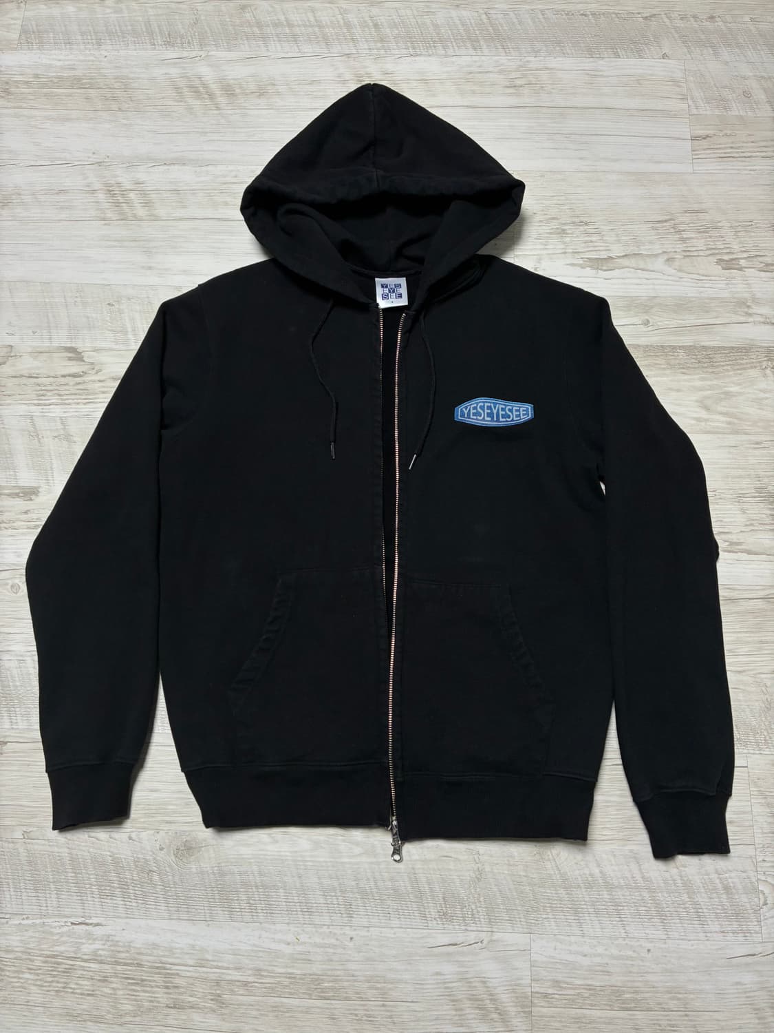 s 예스아이씨 후드집업 블랙 상품이미지2