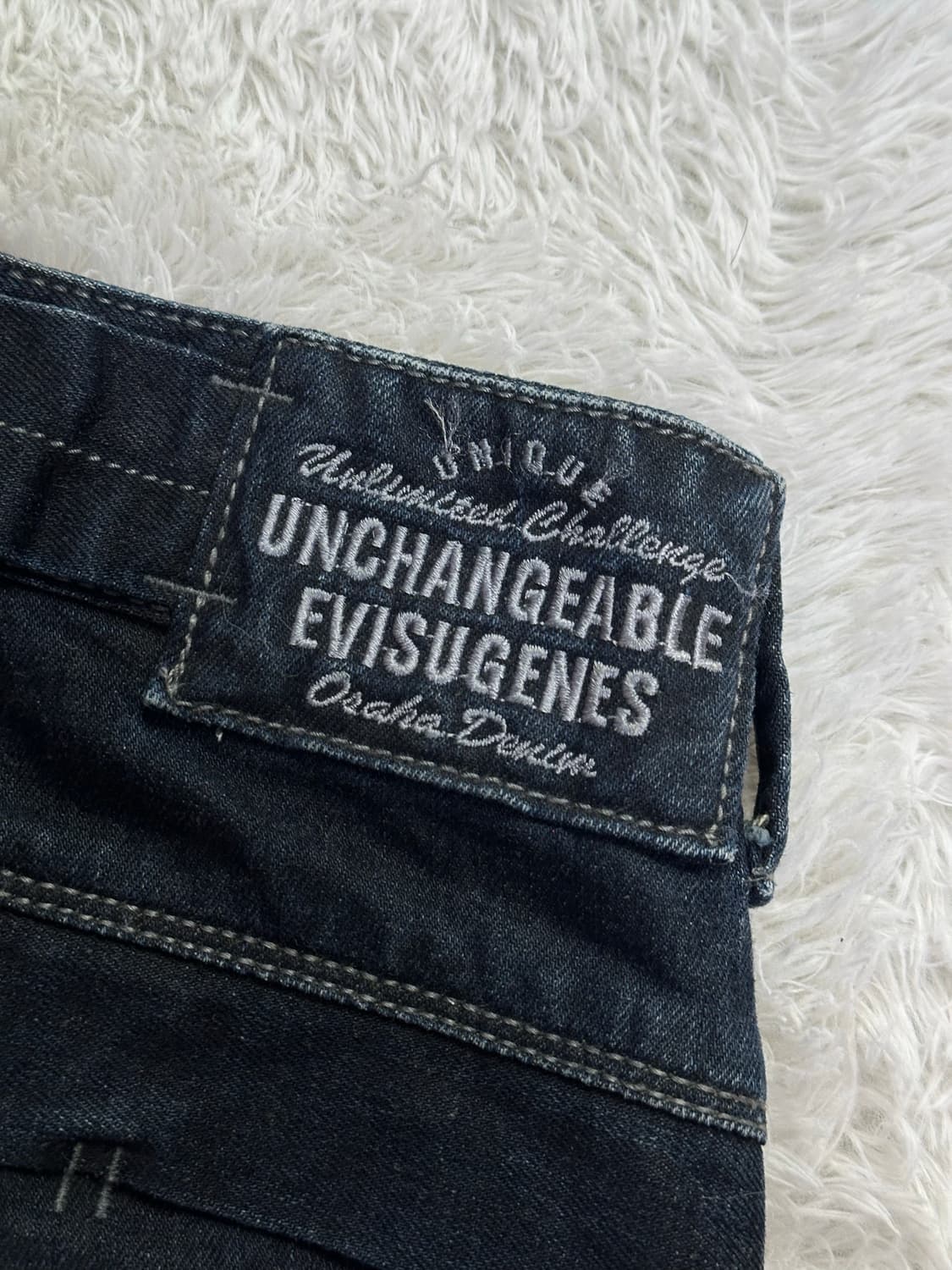 에비수 EVISU 청바지 32 페인트 데님 상품이미지7