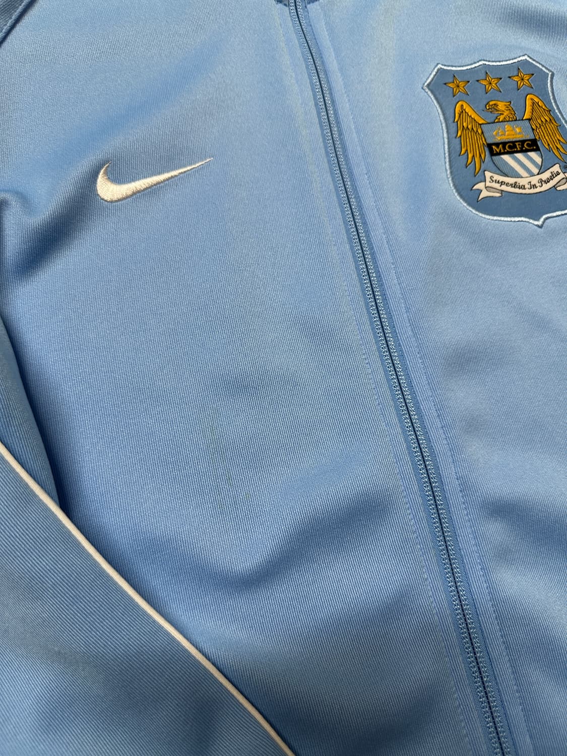 [S] 나이키 맨시티 스카이블루 트랙탑 저지 져지집업 상품이미지5