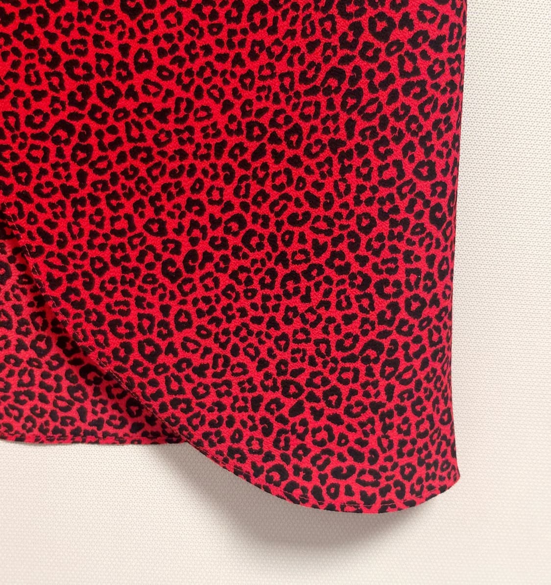 갸루 호피패턴 숄 가디건 상품이미지2