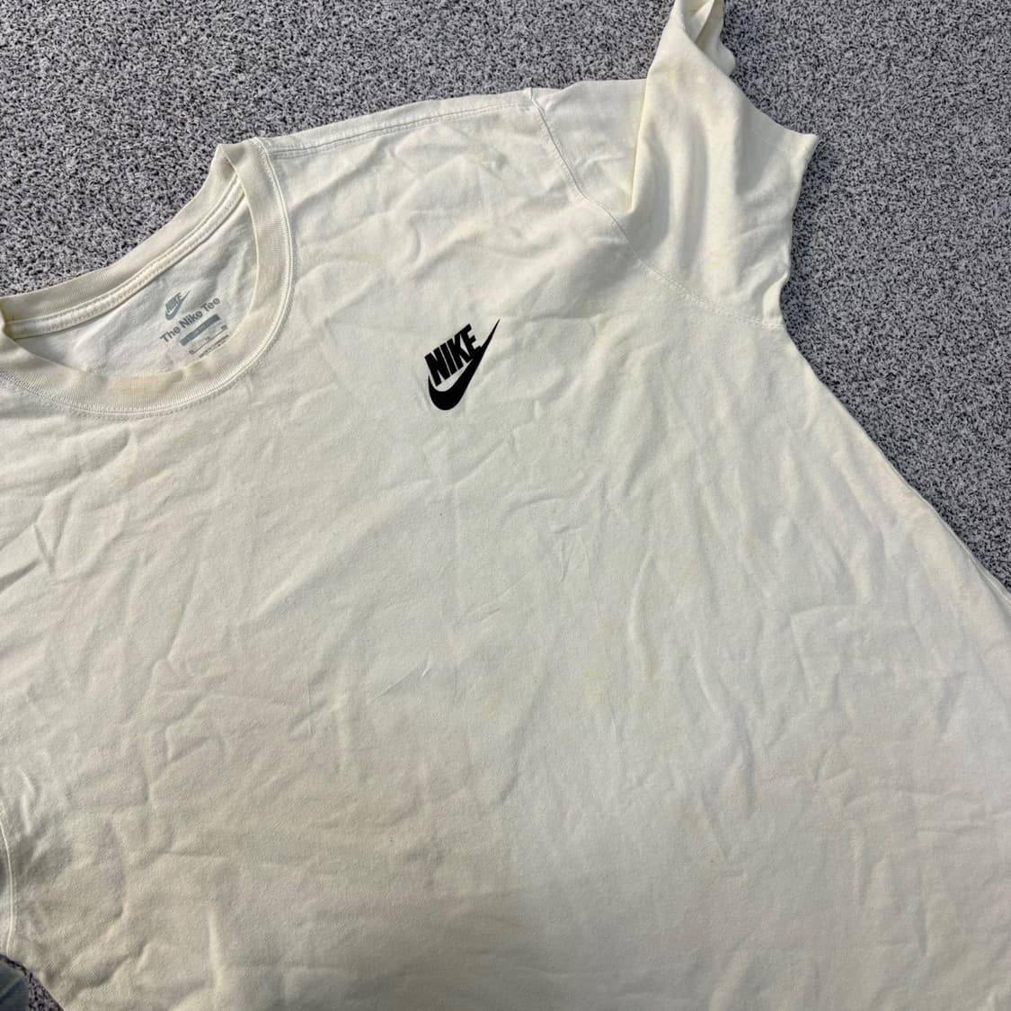 XL 나이키 스몰로고 반팔 티셔츠 0414J 상품이미지4