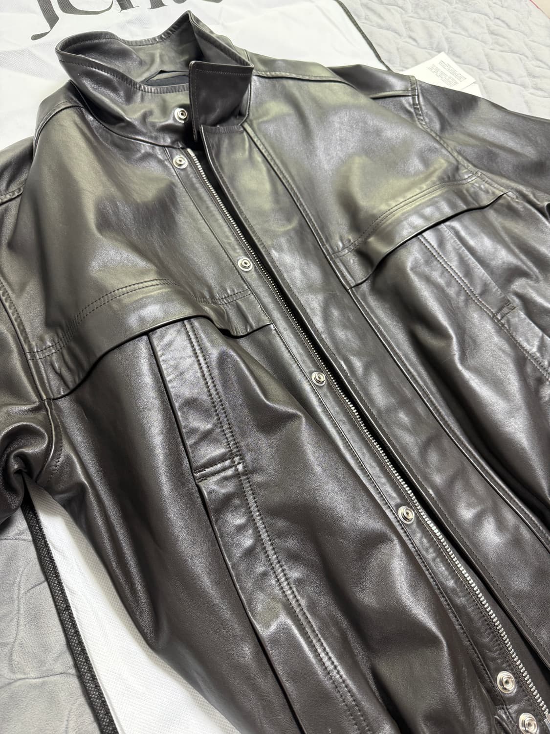 23fw 르메르 레더 블루종 M 상품이미지9