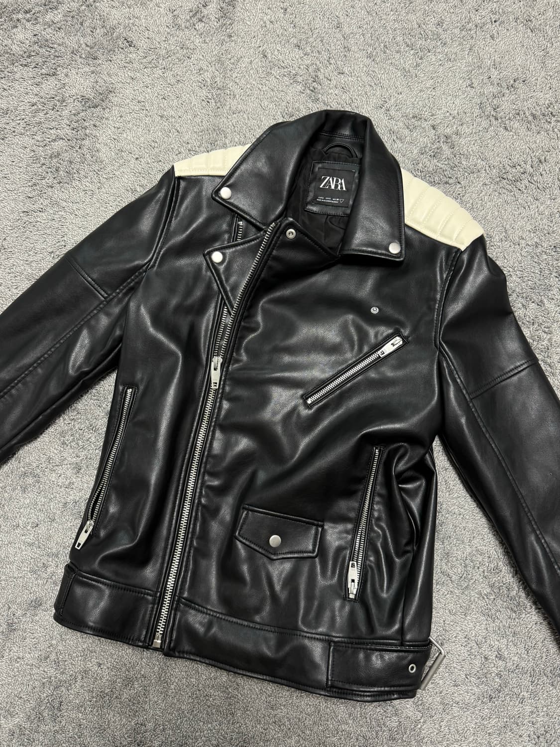 자라 바이커 가죽 자켓 상품이미지1